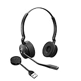 Mehr Flexibilität: Der biegsame, vorgepairte DECT-Adapter kann für schnelle Konnektivität und hybrides Arbeiten am Laptop eingesteckt bleiben - das Headset ist für Microsoft Teams (MS) zertifiziert