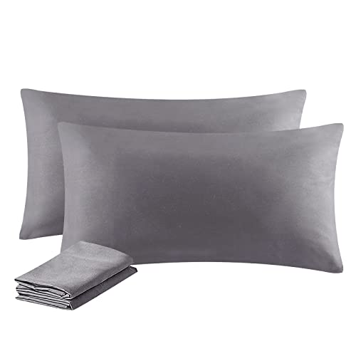 Aisbo Federe Cuscini Letto Grigio - Copricuscini