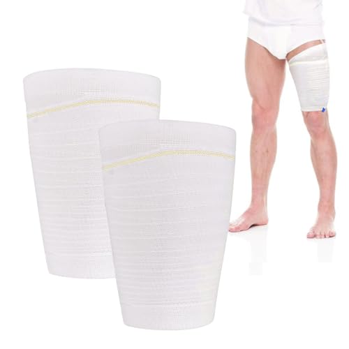 Image of Catheter Leg Bag Holder 2 Count Fabric Catheter Sleeves Urine Leg Bag Holder - Urinary Drainage Bag Stay in Place Urine Bags for Legs Foley Catheter Bag Holder Strap for Men or Women Wheelchairs (S)