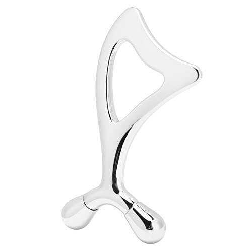 Massageador Facial, Borda Suave Ferramenta Gua Sha Confortável Rabo de Colher Manuseio Fácil para Ol