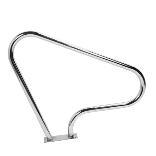 Schwimmbecken Handlauf aus 304 Edelstahl, Poliert, Rostfrei, Curve Bar Design, 103.5x80.5cm - Komfortable Einstieghilfe, Stabile Pool Geländer Ausstieg Für Wasserpark und SPA