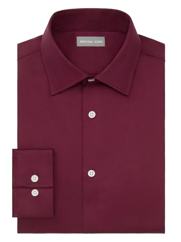 Michael Kors Men's Dress Shirt Ultra Wrinkle Free Stretch Slim Fit3