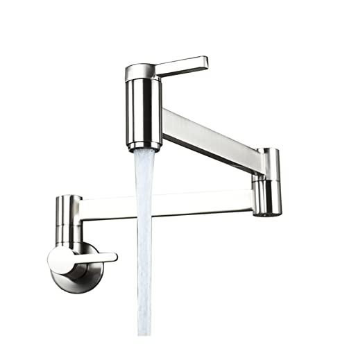 Grifo de cocina de doble interruptor y brazo plegable 2