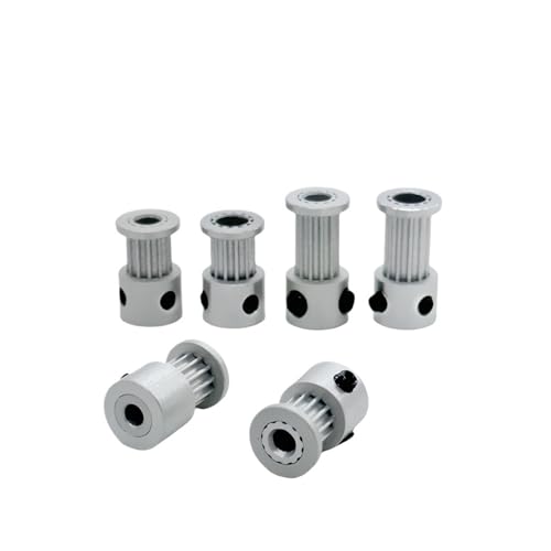 Polea dentada GT2 de 12T con acoplamiento síncrono estable para eje de 5mm 3
