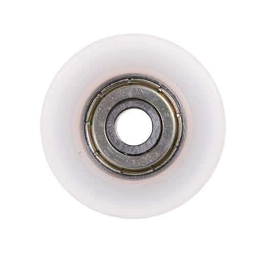 Roulement à billes 6x30x10 mm en nylon avec rainure en U pour poulie de meuble