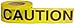 Intertape Polymer Group 91897 Economy Barricade Ribbon, Legend"Caution", 1000