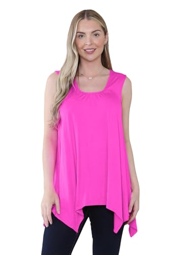 Débardeur femme col rond et coupe ample évasée pour un style uni tendance