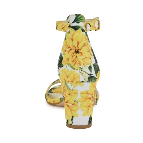 Robe Nine West Pruce2 Yellow Rose fluide et légère pour morphologie M
