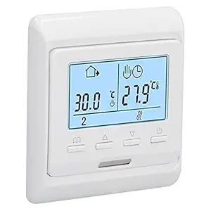 Touch Color Screen Heating Thermostat, Key Sensitive Ergonomically LCD Smart Thermostat for Floor Heating for Water Heating for Heating(#1)'$