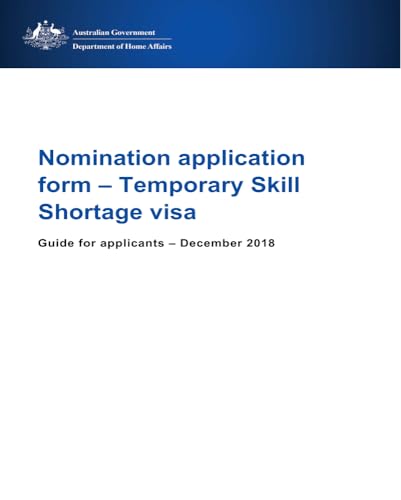 Nomination Application Form – Temporary Skill Shortage Visa (English Edition) - Australian Goverment