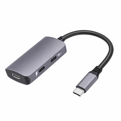 Adaptateur USB C lunettes AR pour jouer sur Steam en voyage tout en chargeant votre console en 4K