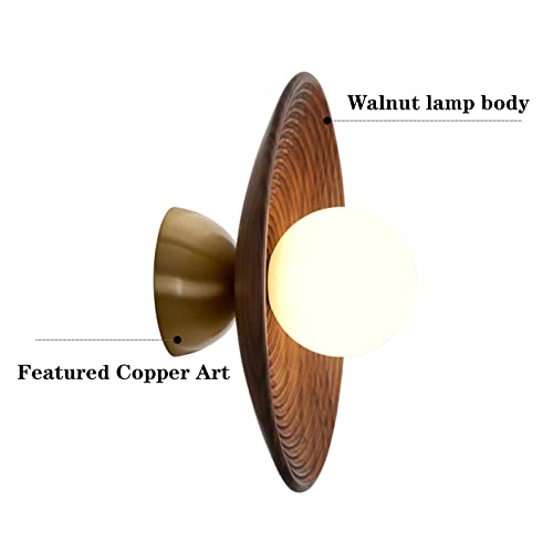 Luz de pared de cabecera de madera para eliminar fatiga visual 5