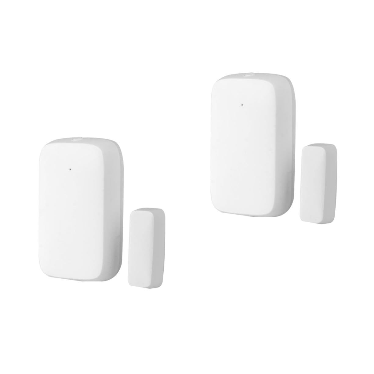 Gadpiparty 2juegos Sensor De Puerta Inteligente Detector De Alerta Para Batería De Duración Notificación De Apertura Cierre Compatible Ventanas y Armarios