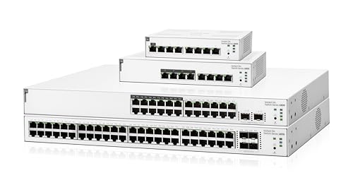 Aruba Instant on 1830 Commutateur Ethernet 24 Ports GB Smart Managed Couche 2 | 24 x 1G | 2 x SFP | sans Ventilateur | Câble UE (JL812A#ABB)