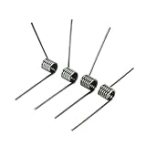10 Stück Drahtdurchmesser 1,0 mm Anzahl der Windungen 1/2/3/4/5 Umdrehungen linkshändige Rückstellung V-Typ-Feder linkshändige Torsionsfeder 304SUS,10 Stück,1,0 mm x 10 mm x 1 Runde (0 Winkel)