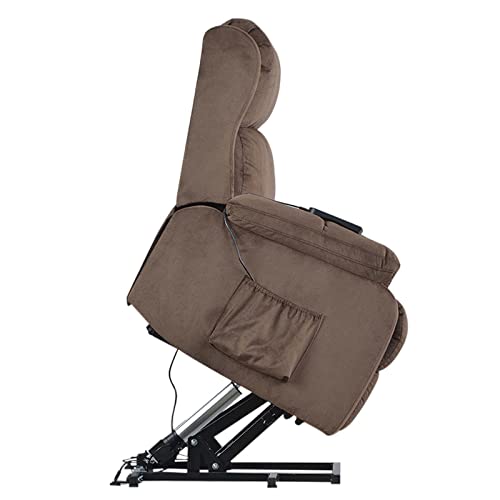 Power Lift Chair, Electric Lift Recliner for Elderly People, Control Buttons, Soft Fabric Upholstery Recliner Living Room Sofa Chair with Remote Control - Image 8