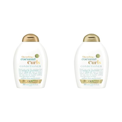 OGX Coconut Conditioner for Curly Hair 385 ml (Pack of 2)