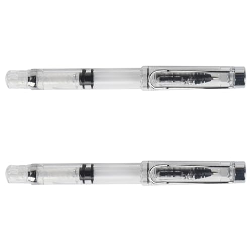 GALPADA Bolígrafo de tinta pistón 0.5 mm gel 2 unidades
