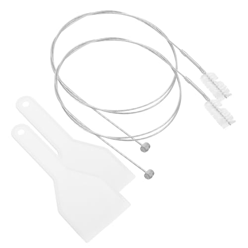 ABOOFAN Kit de Limpieza y Desatasco para Frigorífico con Cepillos Flexibles Inoxidable y Herramienta Reutilizable para Drenaje y de Neveras y Congeladores