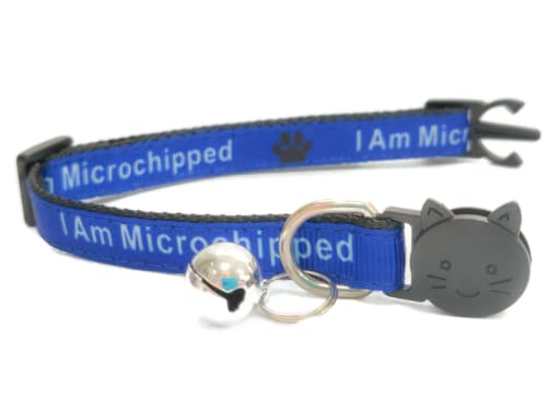 Worded Cat Collars - Please Do Not Feed Me, I Am Microchipped, Multicolour, Pack of 2 - Image 2