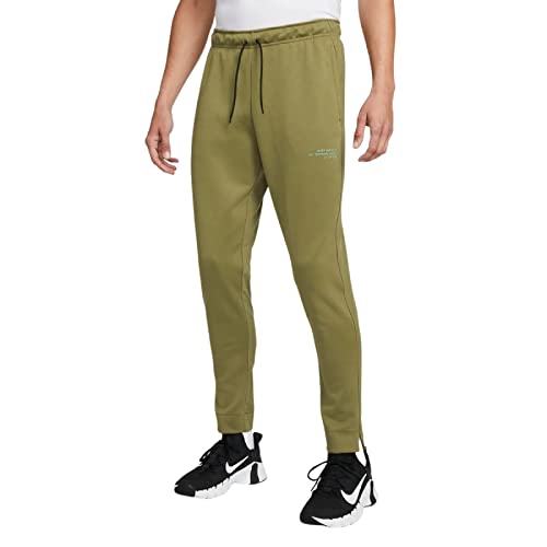 Pantalon d'entraînement Nike vert pour le jogging en forêt