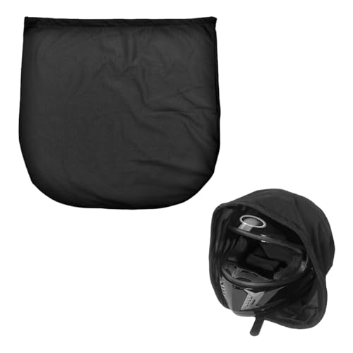 NYTKL Motorcycle Helmet Bag, Large Capacity Folding Helmet Protection Storage Bag with Drawstring, Lightweight Carrying Bags for Sport Skiing Riding Travel Motorcycle Bicycle (Black)