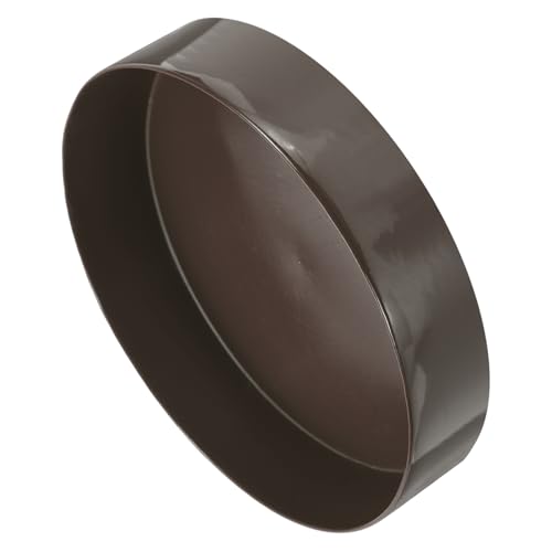 Image of uxcell 2pcs Rubber End Caps 275mm(10 13 /16 Inch) ID x 80mm(3 1 /8 Inch) H Vinyl Round Tube Bolt Cap Cover Screw Thread Protectors Brown