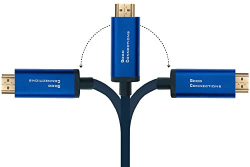 Cable USB C a HDMI 4K 60Hz flexible azul oscuro de 1 metro 7