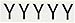 Brady 9714-Y 97 Series 2-1/4" Height, 1-13/16" Width, B-946 High Performance Vinyl, Black On White Color Indoor Or Outdoor Letter Label, Letter "Y" (5 Labels Per Card)