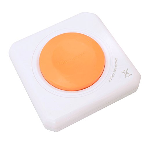 Multiplicador de Tomadas Powercube c/ Controle Remoto e 4 Tomadas, Bivolt, PWC-RM4CR, Laranja e Bran