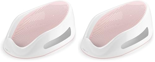 Angelcare Baby Bath Support (Pink) | Ideal for Babies Less Than 6 Months Old (Pack of 2)