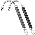 MEIRUBY 2 Pack Electric Candle Lighter, Birthday Christmas Stocking Stuffers Gifts for Women Mom Men Wife Sister, USB Arc Rechargeable Windproof Long Lighter for Candle BBQ Housewarming Gift Idals