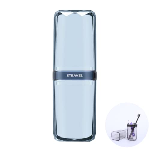 MEIJMJIA - Porte-brosse à dents transparent de voyage, boîte de dentifrice, portable,...