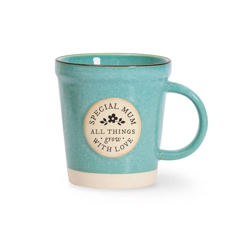 History & Heraldry Personalised Mug - Unique Ceramic Plant-Pot Style Mug – Gift for Gardeners, or Office Decor (Special Mum)
