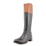 Franco Sarto Chipper Women's Riding Boot (Black/Banana Bread, 8)