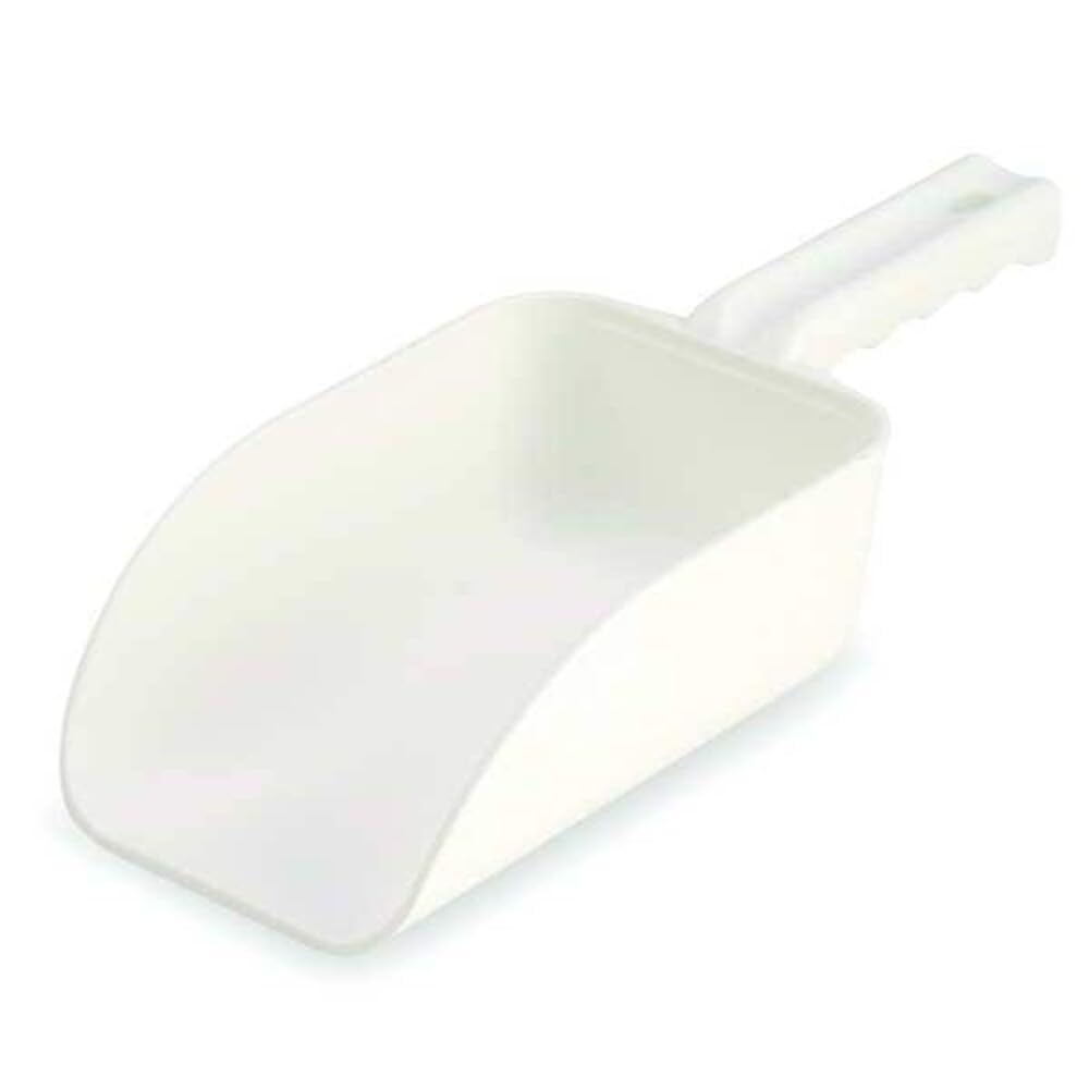 Photo 1 of  3 Remco 6400X Color-Coded Plastic Hand Scoop - BPA-Free, Food-Safe Scooper, Commercial Grade Utensils, Restaurant and Food Service Supplies, Large 32 Ounce Size, White