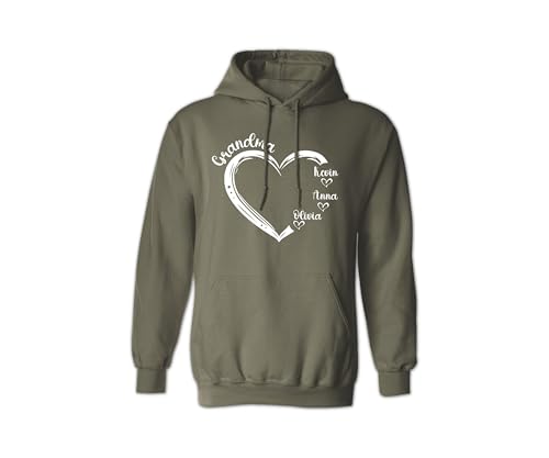 Generic Custom Grandma Heart Shirt, Grandma Sweatshirt, Custom Grandkids Name Sweatshirt, Mother'S Day Sweatshirt, Gift For Mom, Grandma Heart Sweatshirt, Gift For Grandma thumb #5