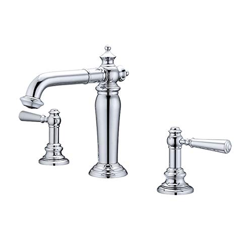 Robinet de salle de bains haut de gamme fini chrome pour villa et hôtel