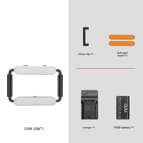 Photography LED Video Light pour vlogging quotidien et interview sur smartphone - 5
