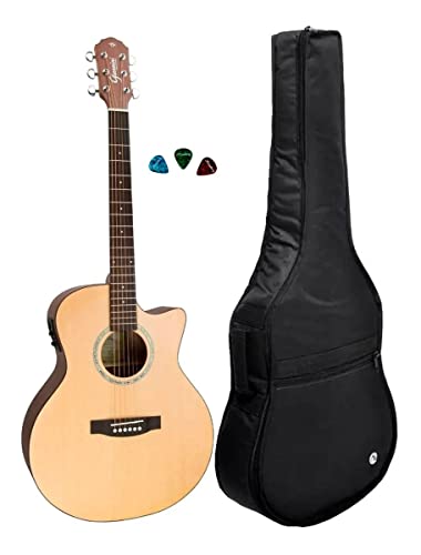 Qual o Melhor Violão Folk de 2025? Melhores Ranking 11 Violao Eletrico Folk Aco Gsf3 Ceq Ns Nat