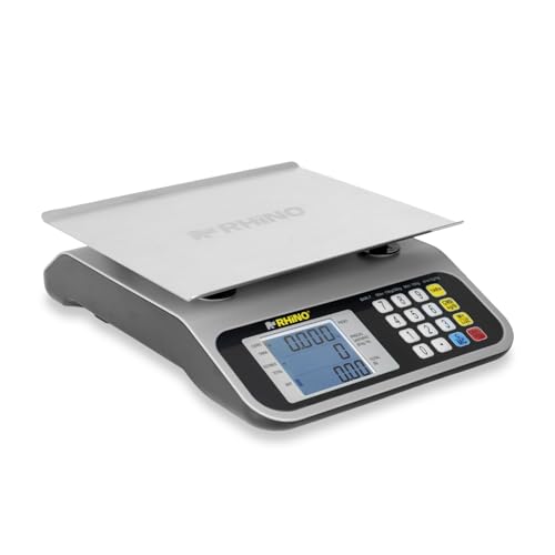 Opiniones y reviews de Bascula Digital Walmart - 5 favoritos. 50 RHINO, Báscula Digital Comercial, 30kg / 2g de Precisión, Pantallas de Usuario y Cliente, Función de Conteo de Piezas, Precio Neto,10 Memorias en Teclado para Productos con...