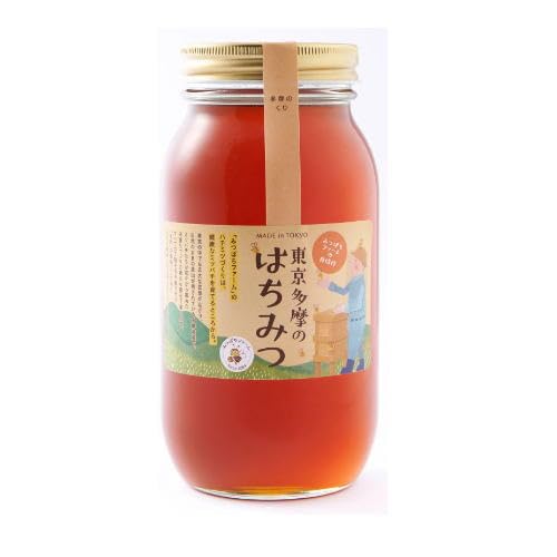 100%天然熟成・高糖度完熟 みつばちファーム 多摩のくりはちみつ 1000g 東京都地域特産品認証食品