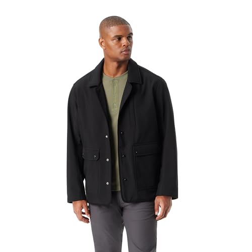 BASS OUTDOOR Mens Storm System Water Resistant Breathable Barn Jacket With Wind Proofing Standard2