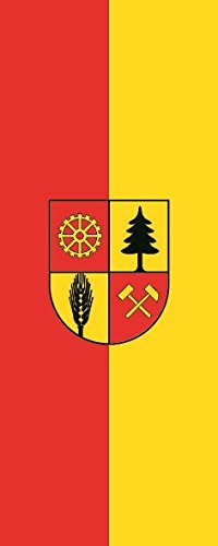 Drapeau Freital U24 grand format vertical 120 x 300 cm pavillon extérieur