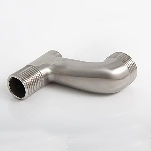 1 Set 304 Stainless Steel Switch Water Stop Adjustment Elbow Frog Foot N Type Long Bolt Reducer Curved Foot Elbow Pipe Fittings