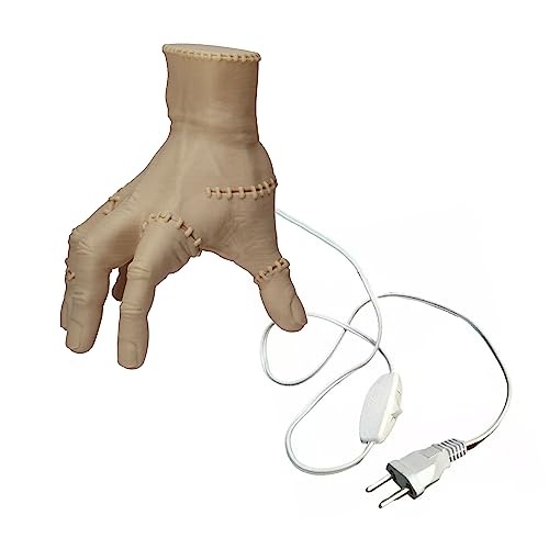 Abajur Luminária Mãozinha Série Wandinha Família Addams