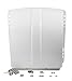 Camco RV Roof Vent Cover | Allows High Flow Air Ventilation Into Your RV, Rain or Shine | Easy Installation | Installation Hardware Included, White (40433)