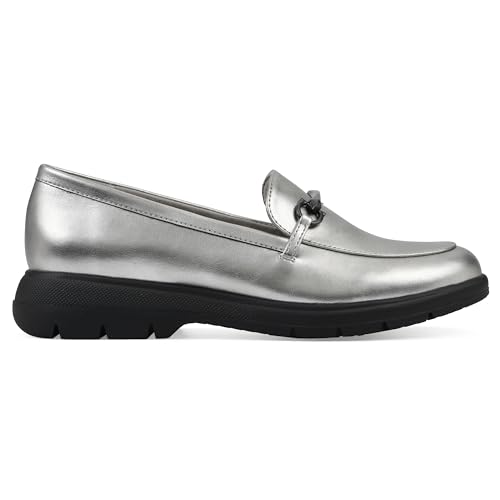 Image of CLIFFS BY WHITE MOUNTAIN Women's Flow Cushioned Lug Sole Loafer Flat