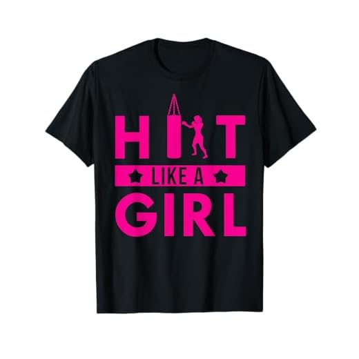 Hit Like A Girl Punching bag Boxer Boxing Quote T-Shirt