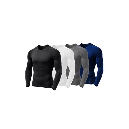 Kit 4 Camisa Térmica Masculina Proteção Uv 50+ Segunda Pele Camiseta Blusa Malha Fria Academia Manga Longa F7 NEW STYLE (BR, Alfa, P, Regular, Preto+Branco+Cinza+Azul)